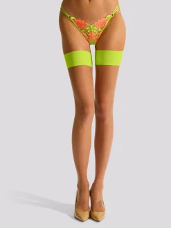 Plain Top Hold Ups - Lime