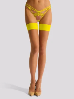 Plain Top Hold Ups - Yellow