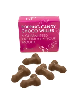 Popping Candy Milk Chocolate Willies Rude Edible Sweets