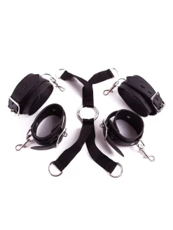 Positioned for Pleasure 6 Piece Bondage Restraint Set