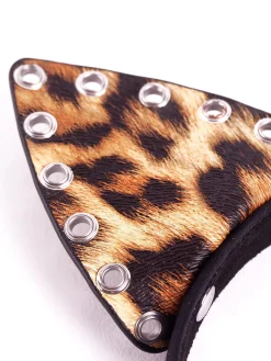 PU Animal Print Cat Ears Headband
