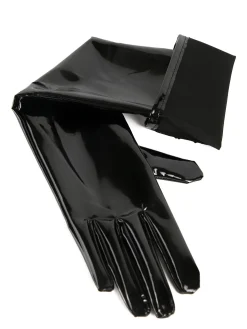 PU Wet Look Elbow Length Gloves