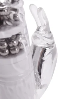 Rotating Rampant Rabbit Glitter Jelly Vibrator