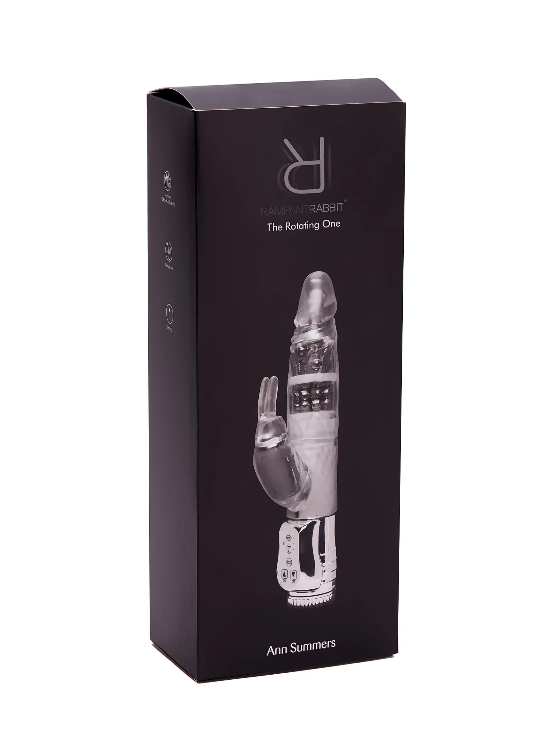 Rotating Rampant Rabbit Glitter Jelly Vibrator