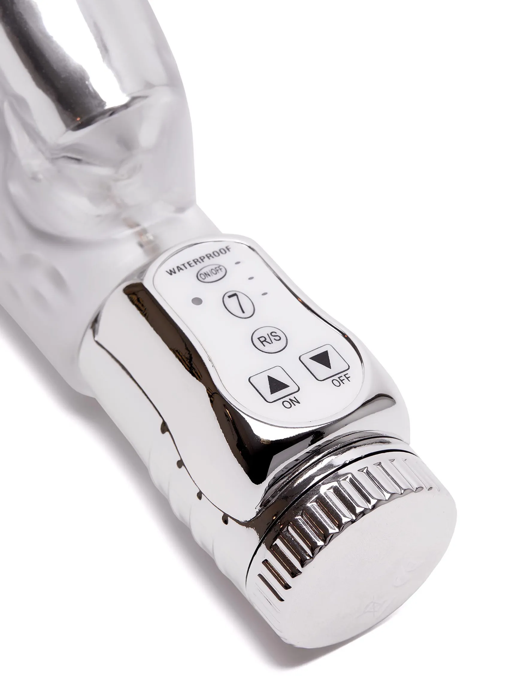 Rotating Rampant Rabbit Glitter Jelly Vibrator