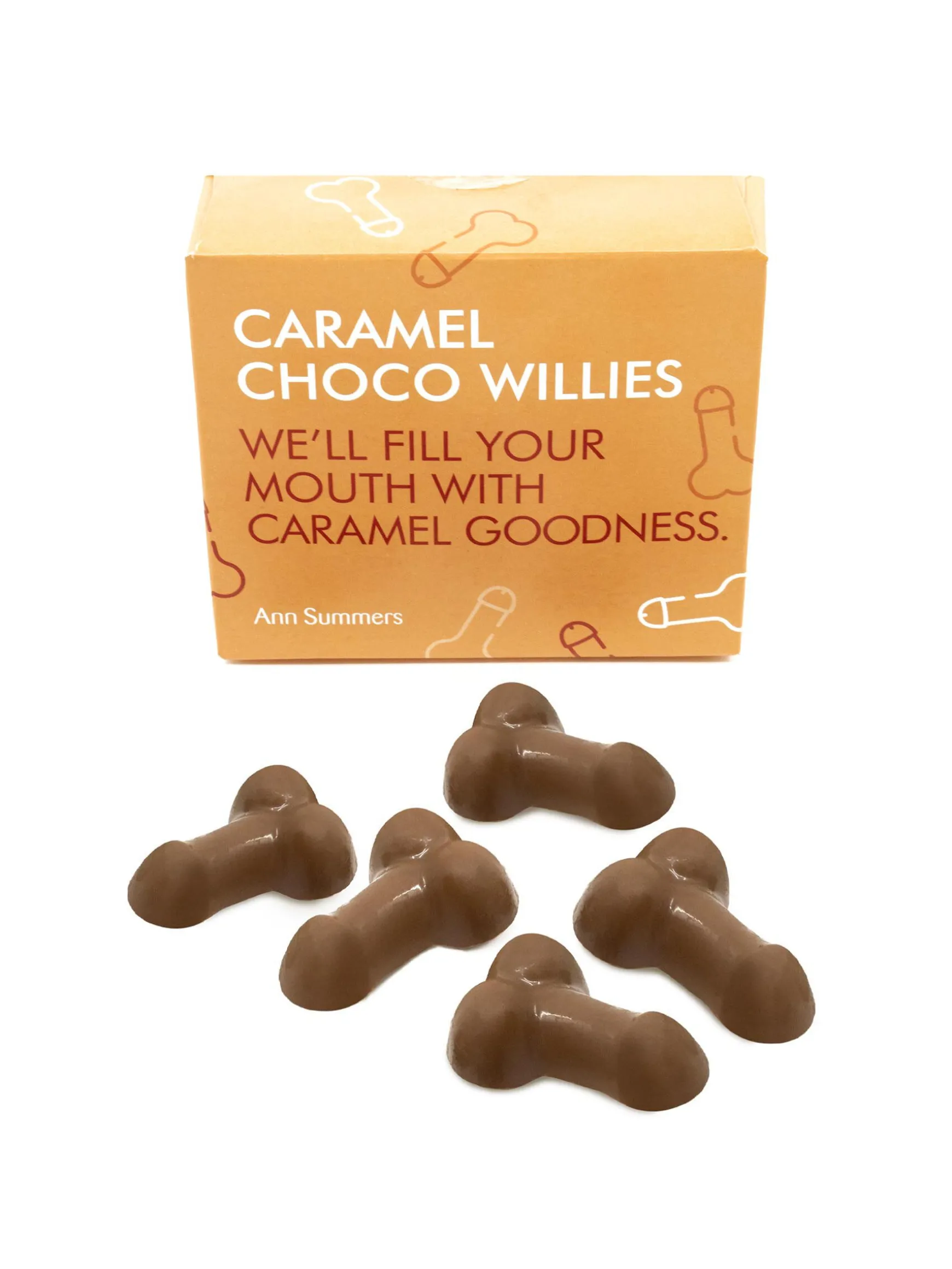 Salted Caramel Chocolate Willies Rude Edible Sweets