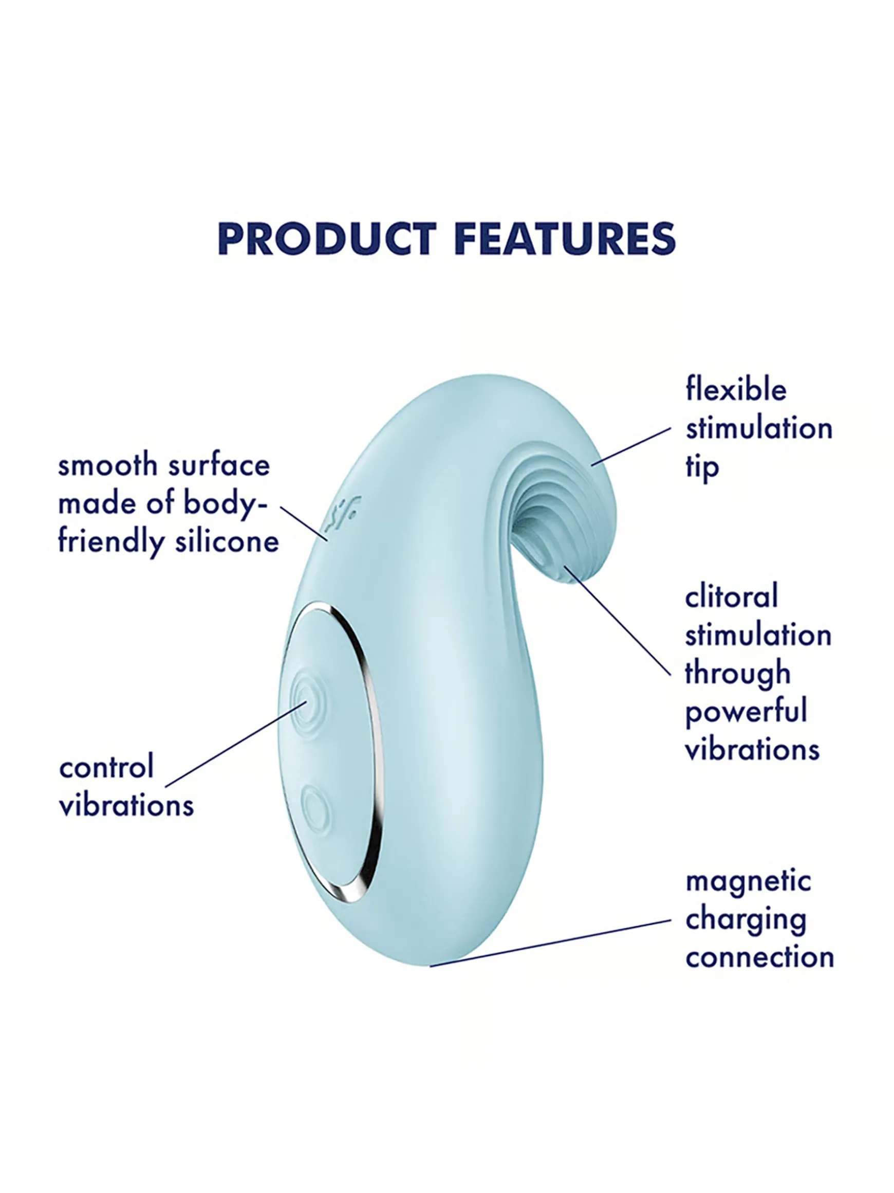 Satisfyer Dipping Delight Dual Motor Lay-On Vibrator