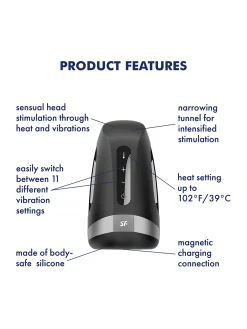 Satisfyer Men Heat Vibration Masturbator