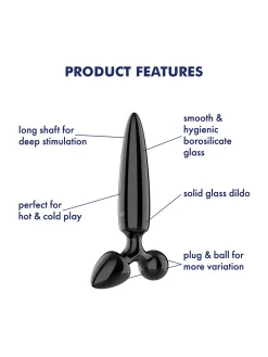 Satisfyer Triple Crystal 1 Glass Dildo