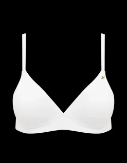 Second Skin Triangle Bralette - White