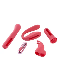 Self Love Bullet Vibrator & Attachments 5 Piece Set