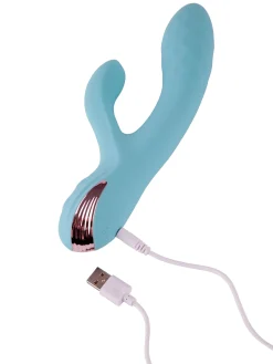 Self Love Dual Simulation Silicone Rabbit Vibrator