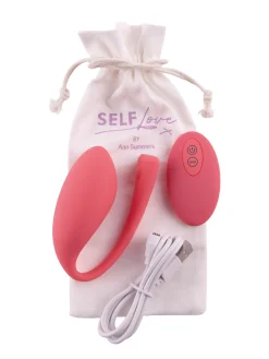 Self Love Remote Control Dual Stimulation Silicone Vibrating Love Egg