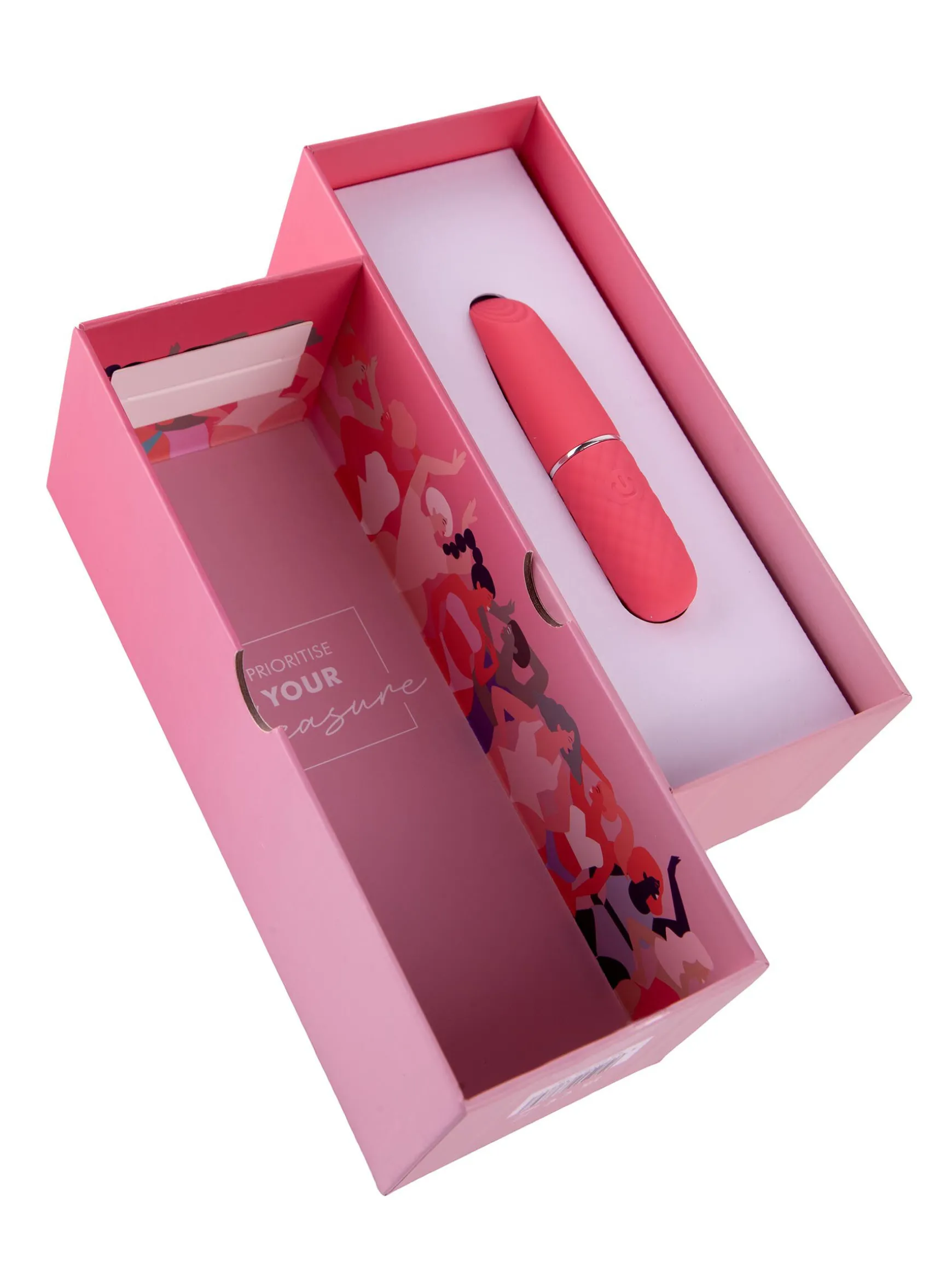 Self Love Ripple Texture Silicone Bullet Vibrator
