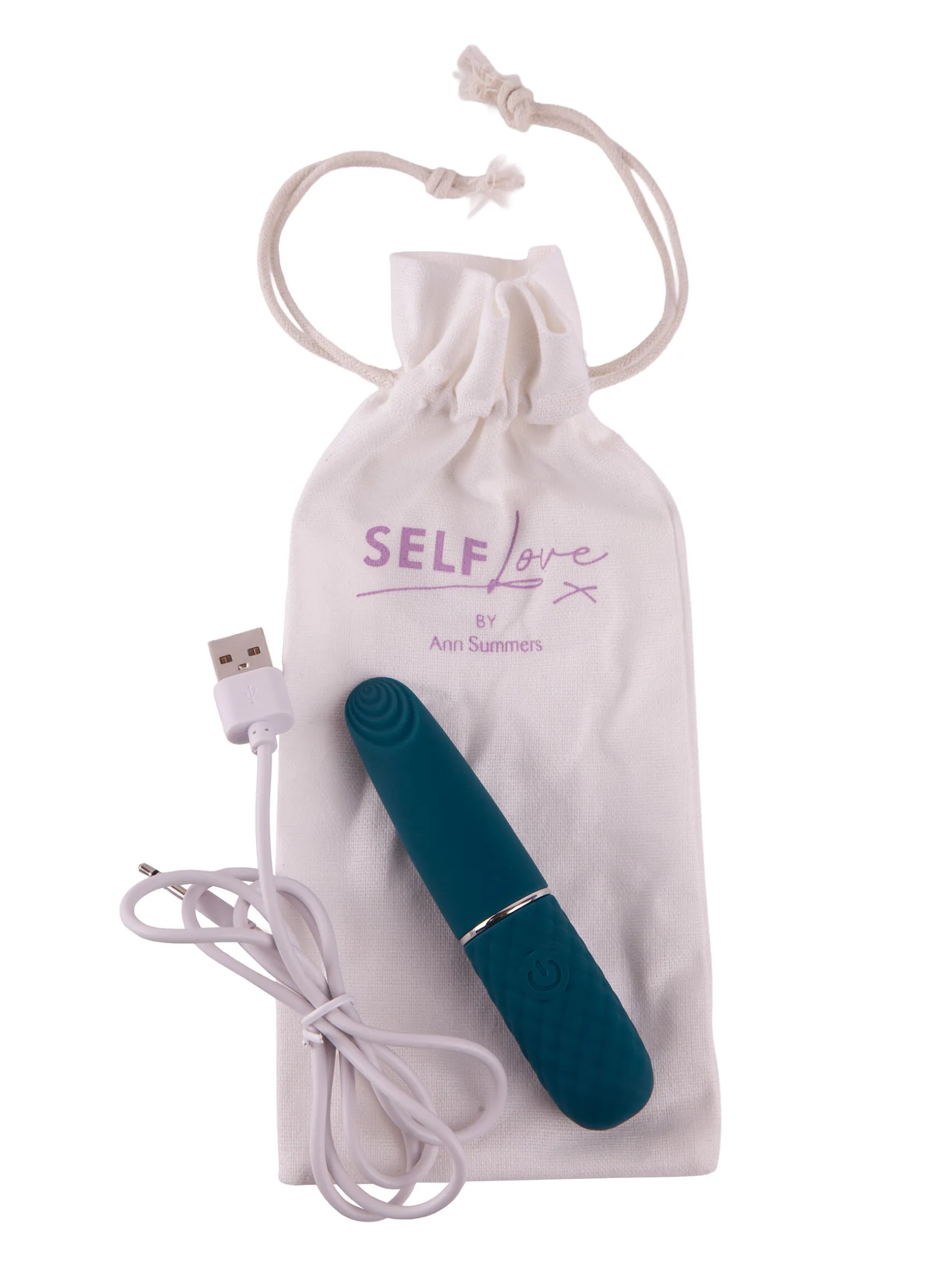 Self Love Ripple Texture Silicone Bullet Vibrator
