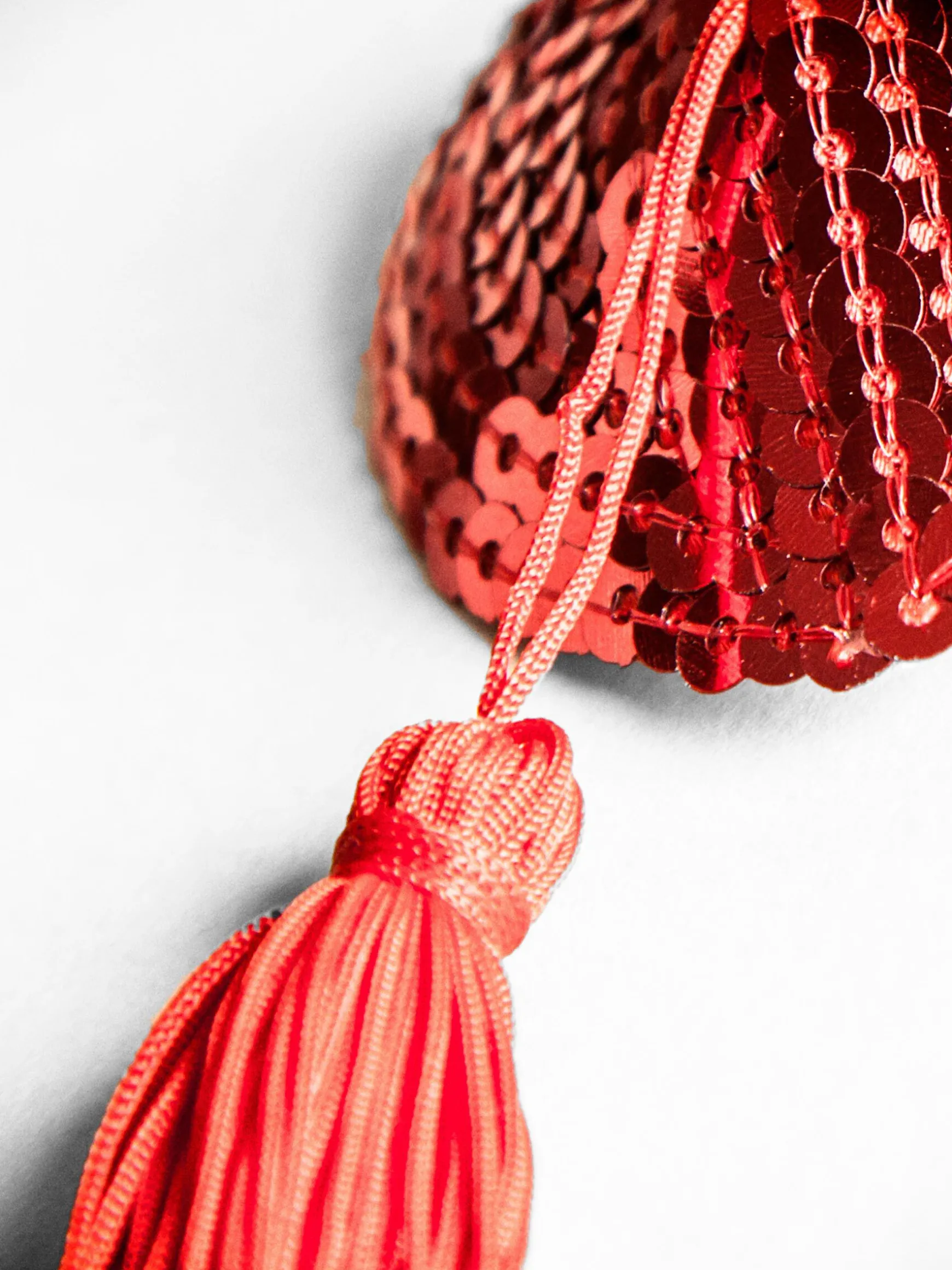 Sequin Heart Nipple Tassels