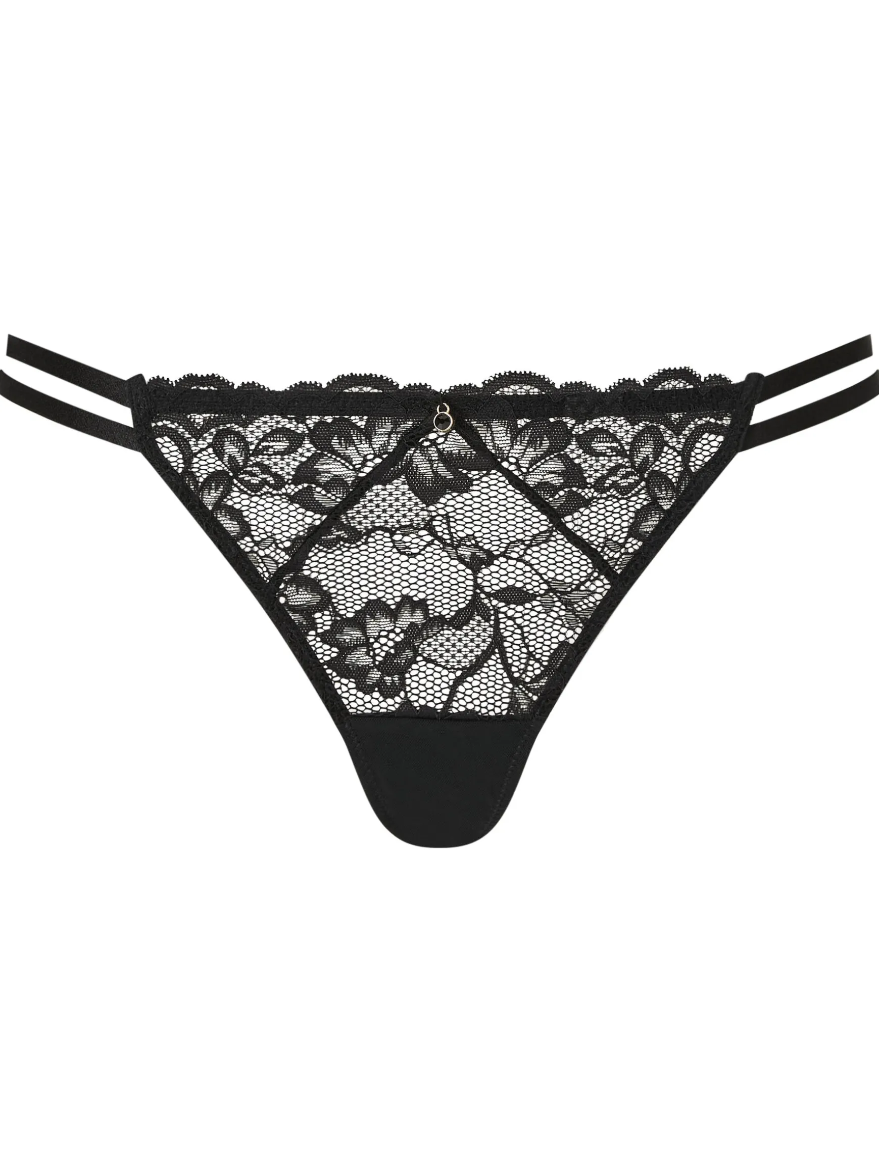 Sexy Lace G-String - Black