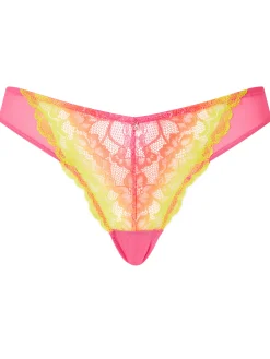 Sexy Lace Ombre Brazilian Knickers - Multi