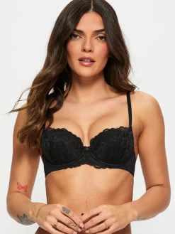 Sexy Lace Padded Balcony Bra - Pack of 2 - Assorted