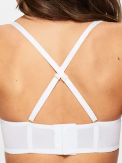 Sexy Lace Padded Multiway Bra - White
