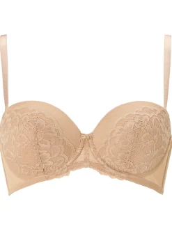 Sexy Lace Padded Multiway Bra - Nude 01