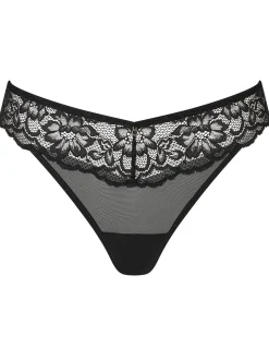 Sexy Lace Thong - Black