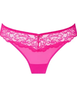 Sexy Lace Thong - Bright Pink