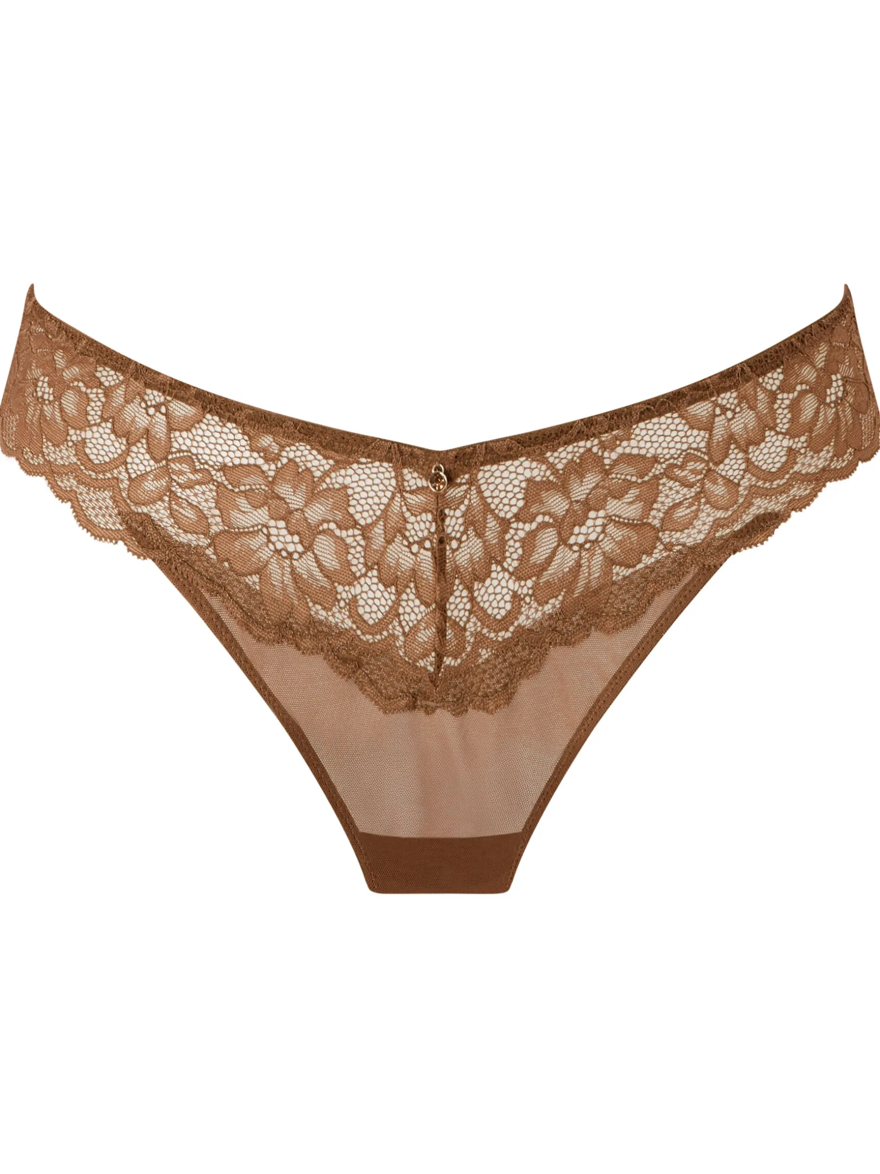 Sexy Lace Thong - Nude 03