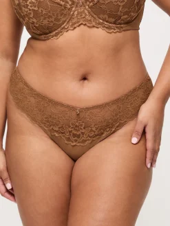 Sexy Lace Thong - Nude 03