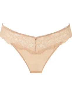 Sexy Lace Thong - Nude 01