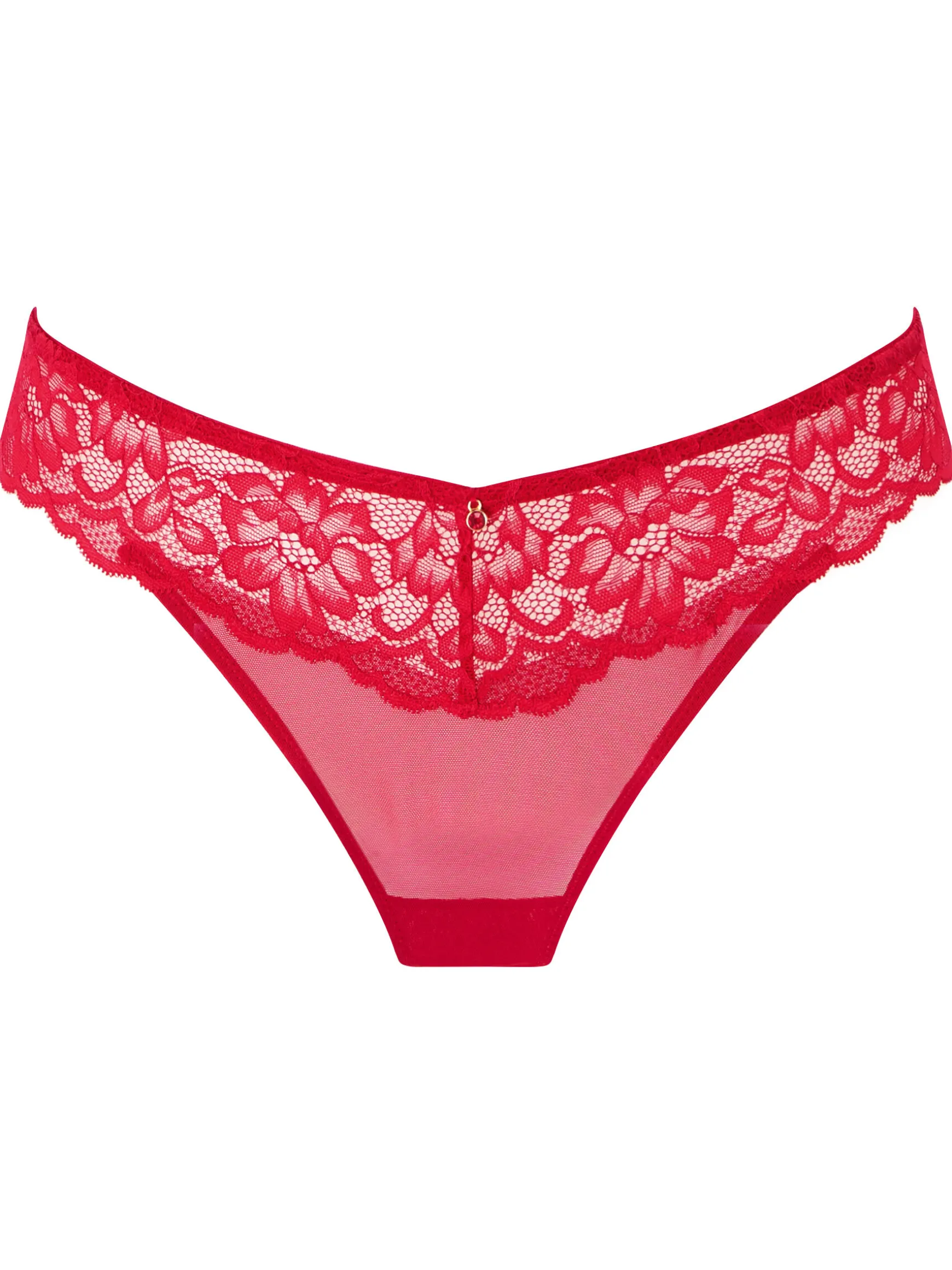 Sexy Lace Thong - Red