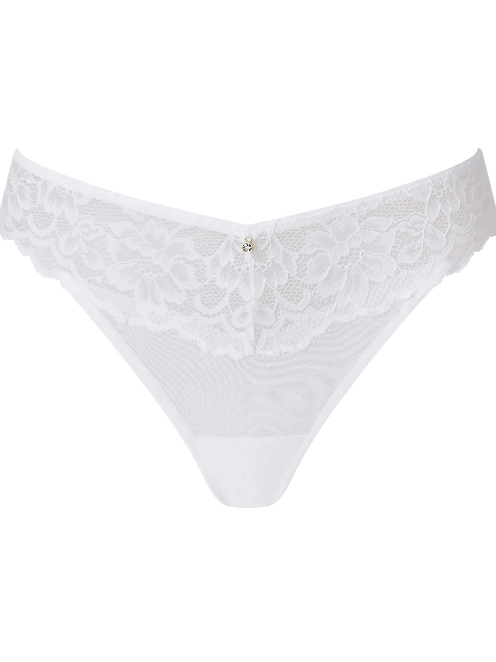 Sexy Lace Thong - White