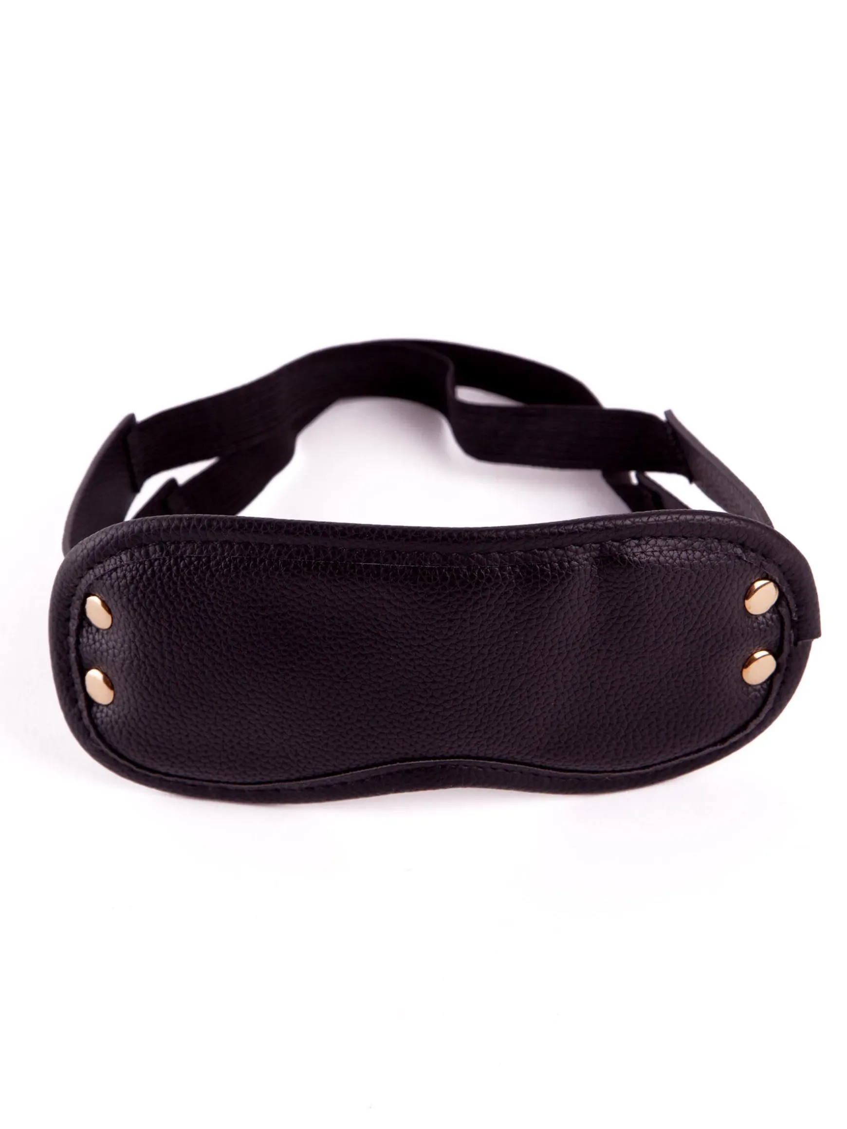 Signature Faux Leather Blindfold Eyemask