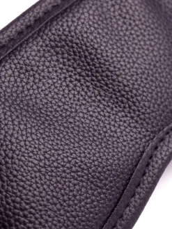 Signature Faux Leather Blindfold Eyemask
