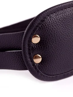 Signature Faux Leather Blindfold Eyemask