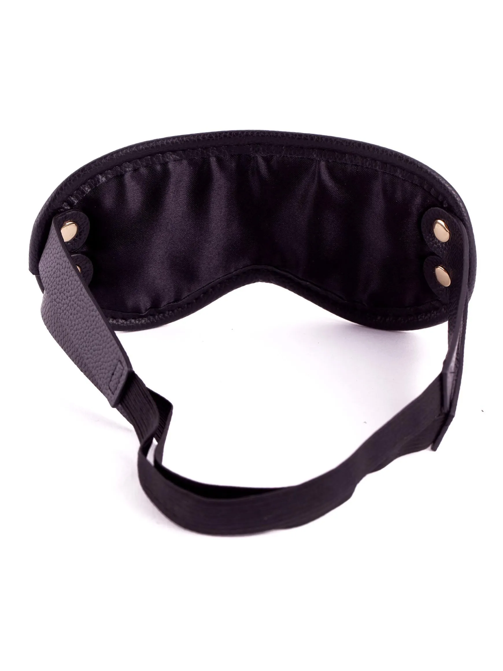 Signature Faux Leather Blindfold Eyemask