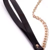 Signature Faux Leather Strappy Collar & Lead