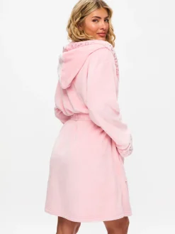Signature Sparkle Fluffy Robe - Pale Pink