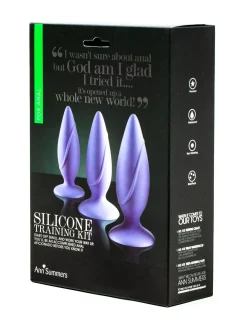 Silicone Butt Plug 3 Piece Anal Training Kit