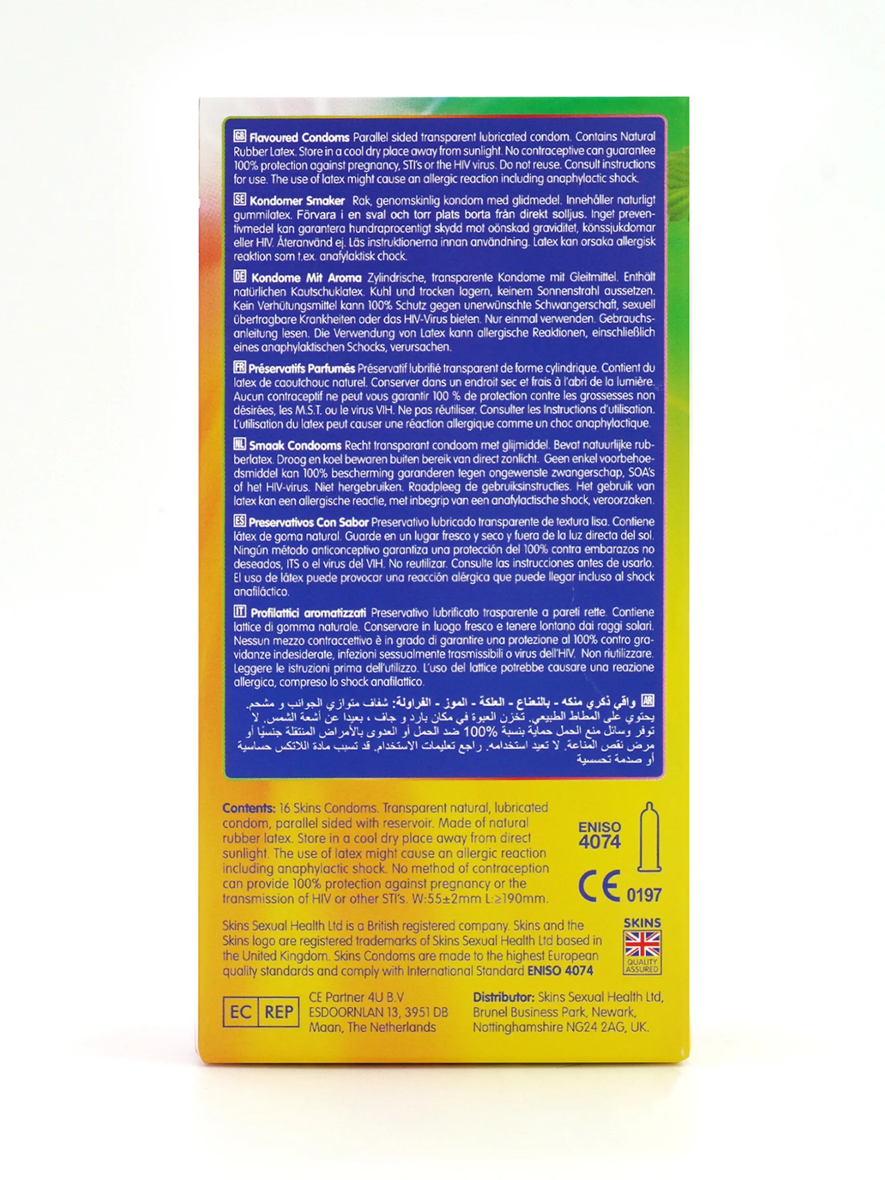 Skins Condoms Flavours 16 Pack