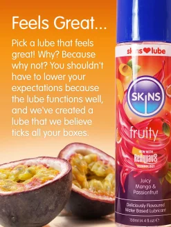 Skins Passion Fruit and Mango Flavoured Lube - 130ml