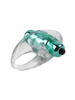 Sleek Vibrating Couples Cock Ring with Removable Bullet