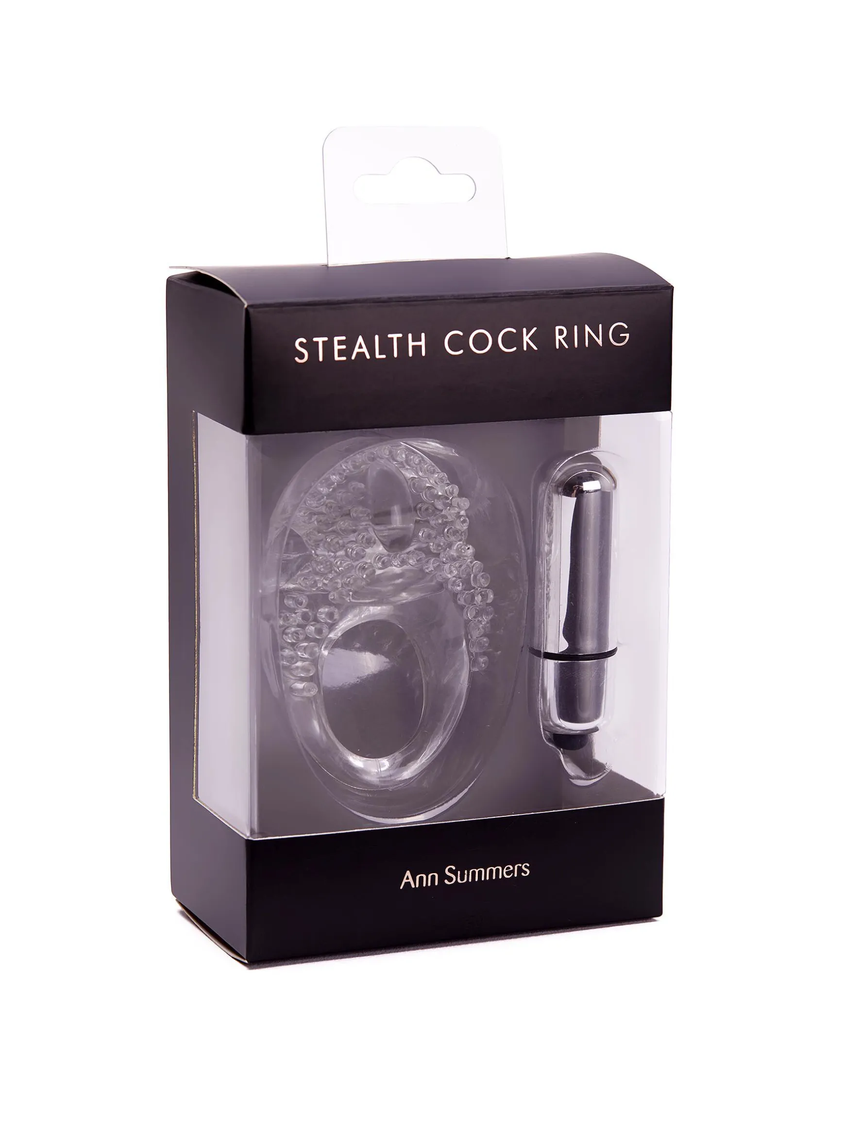 Stealth Vibrating Cock Ring with Removable Bullet