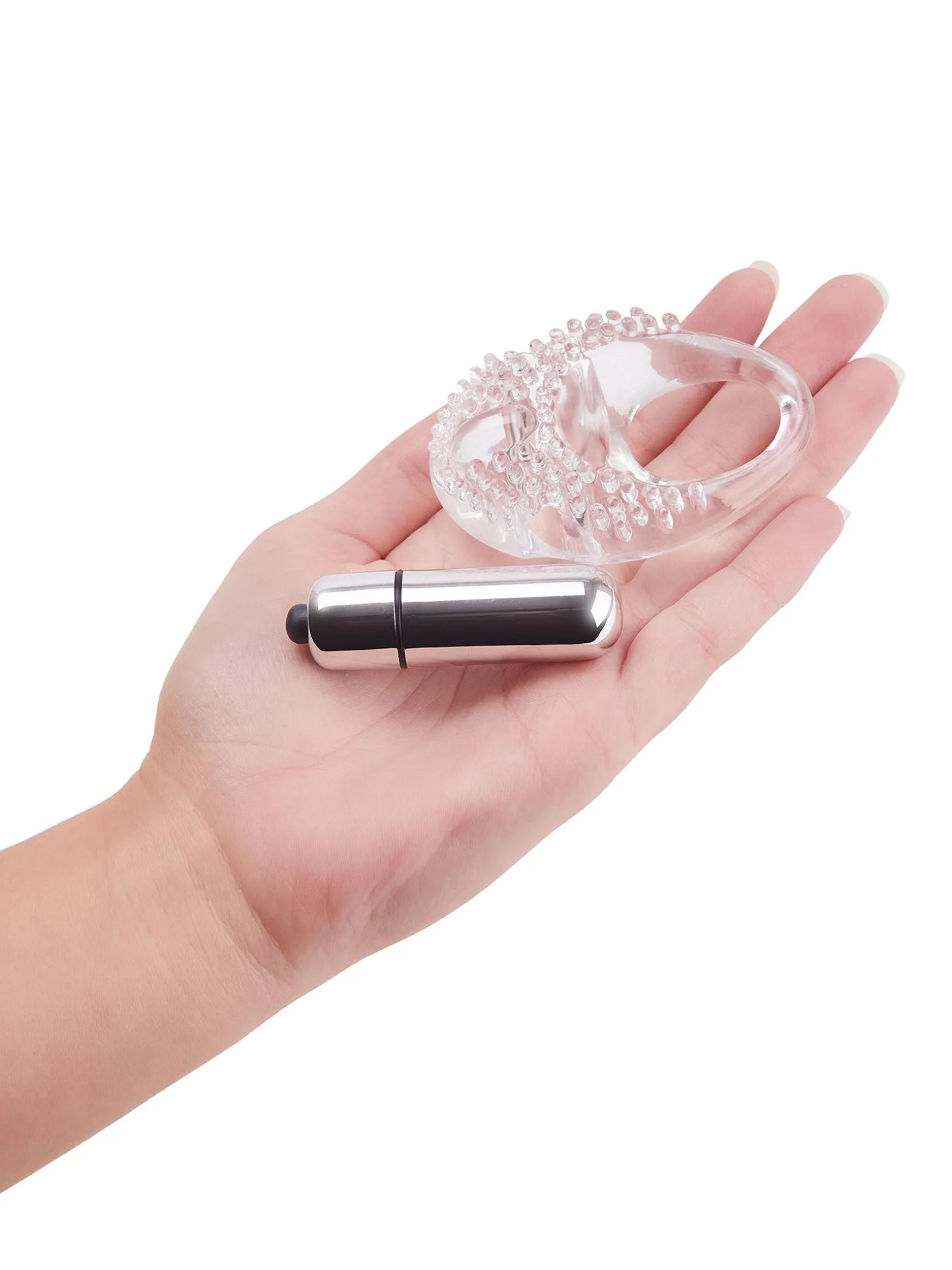 Stealth Vibrating Cock Ring with Removable Bullet