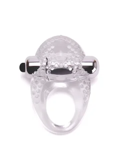 Stealth Vibrating Cock Ring with Removable Bullet