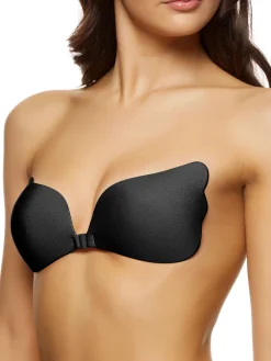 Stick On Backless & Strapless Bra - Black