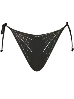 Summer Siren Tie Side Bikini Brazilian - Black