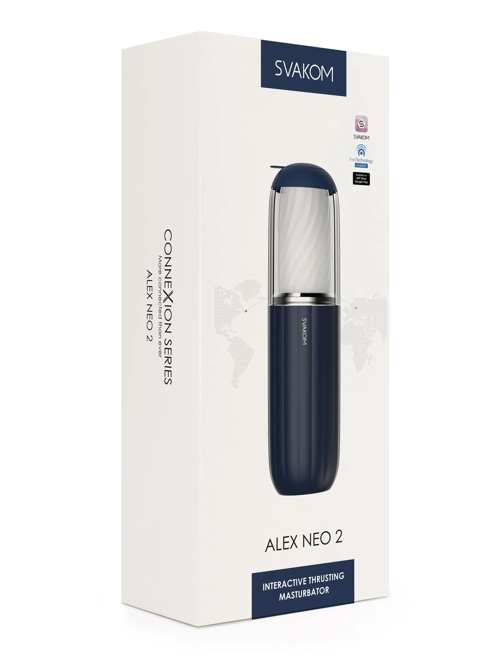 Svakom Alex Neo 2 App Controlled Thrusting Masturbator