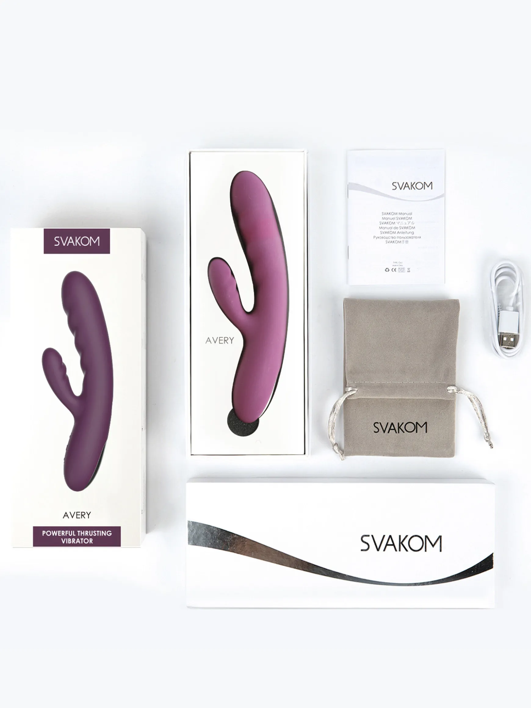 Svakom Avery Powerful Thrusting Rabbit Vibrator
