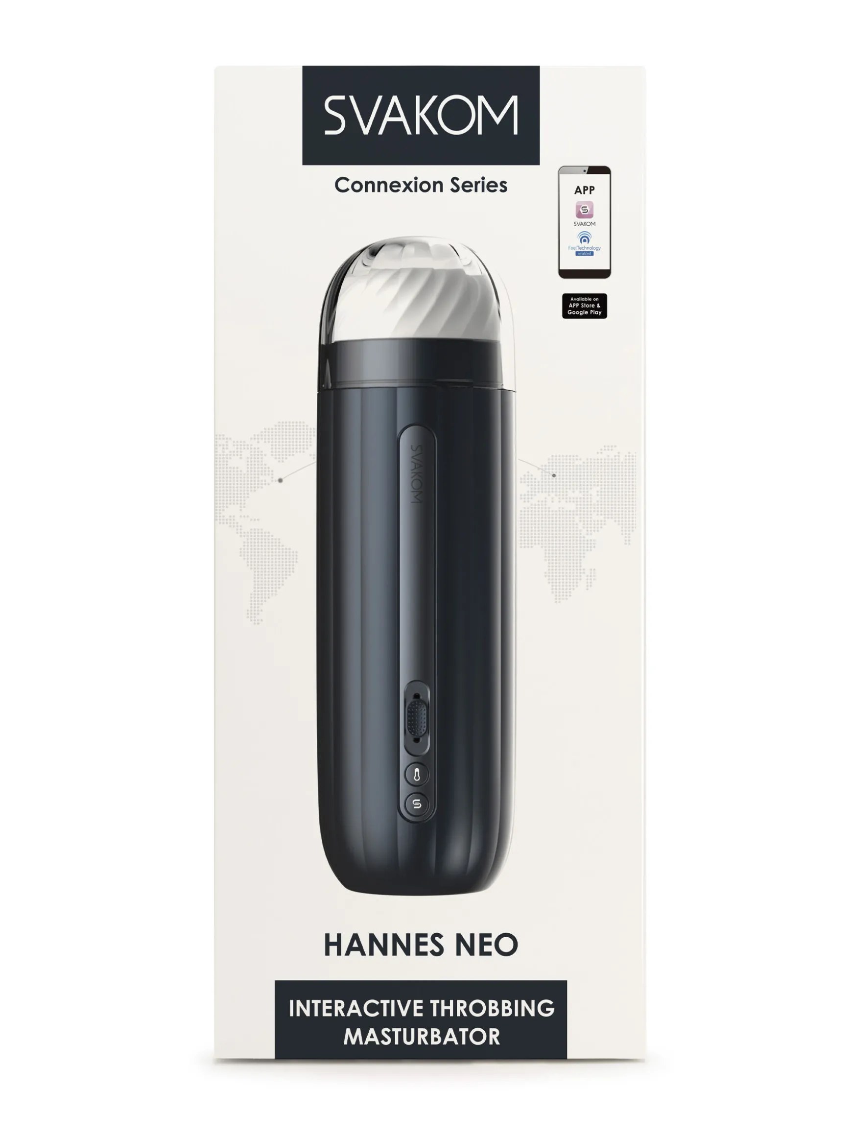 Svakom Hannes Neo Interactive Throbbing Masturbator